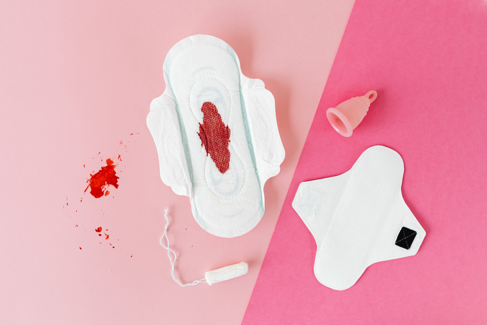 A Pad with Menstruation