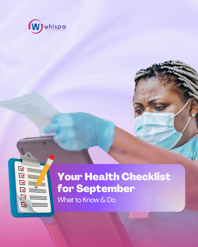 September health checklist Nigeria